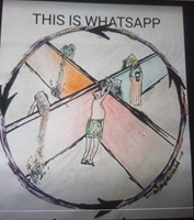 Thats whatsapp throwing garbage on one another